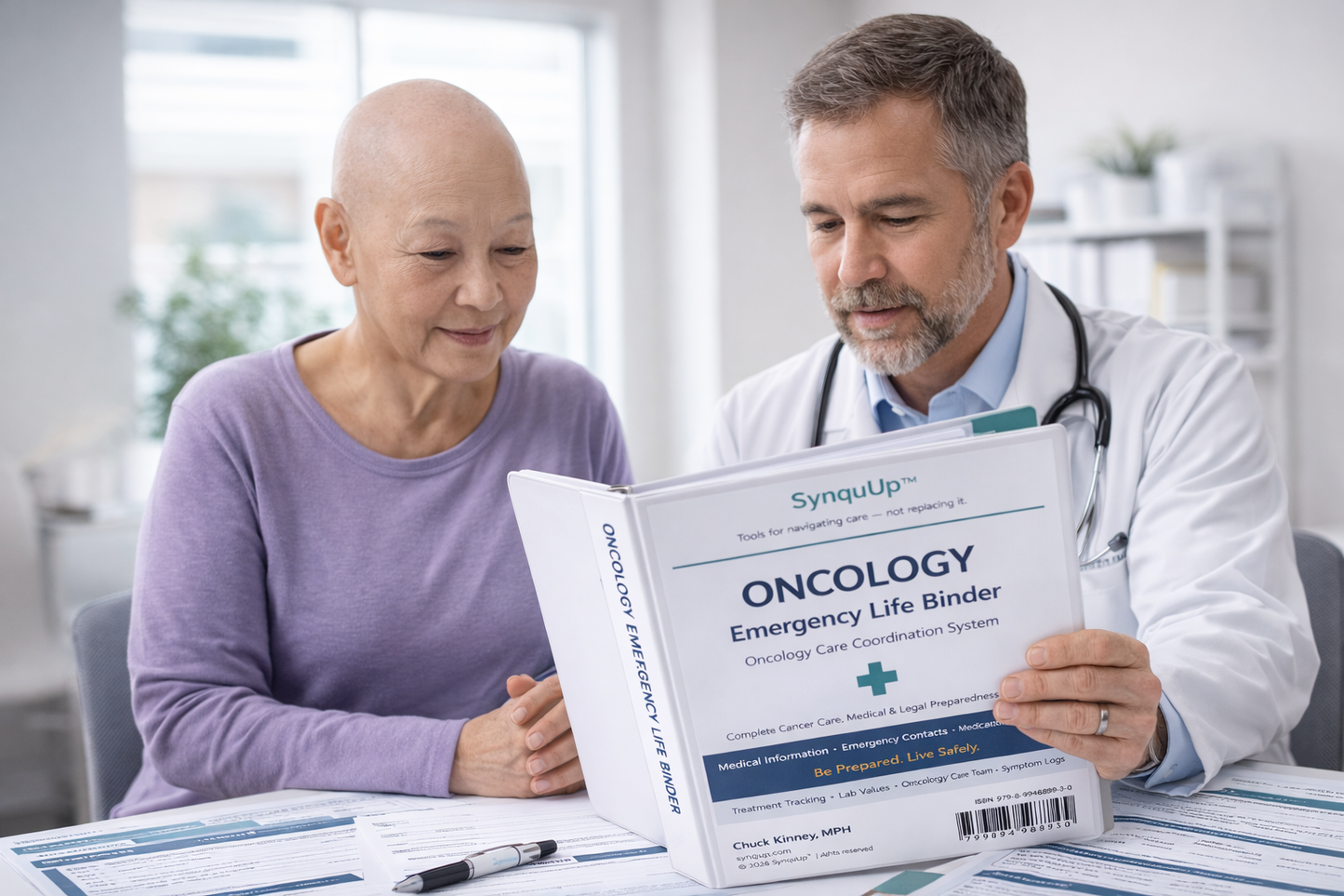 SynquUp™ Oncology Emergency Life Binder (ELB) — Digital System