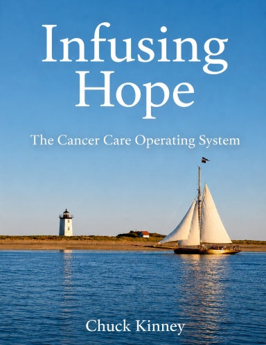 Infusing Hope paperback cover, part of the SynquUp Oncology Care System