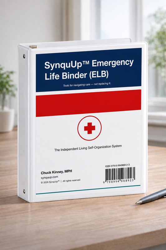 SynquUp™ Emergency Life Binder (ELB) — Digital System