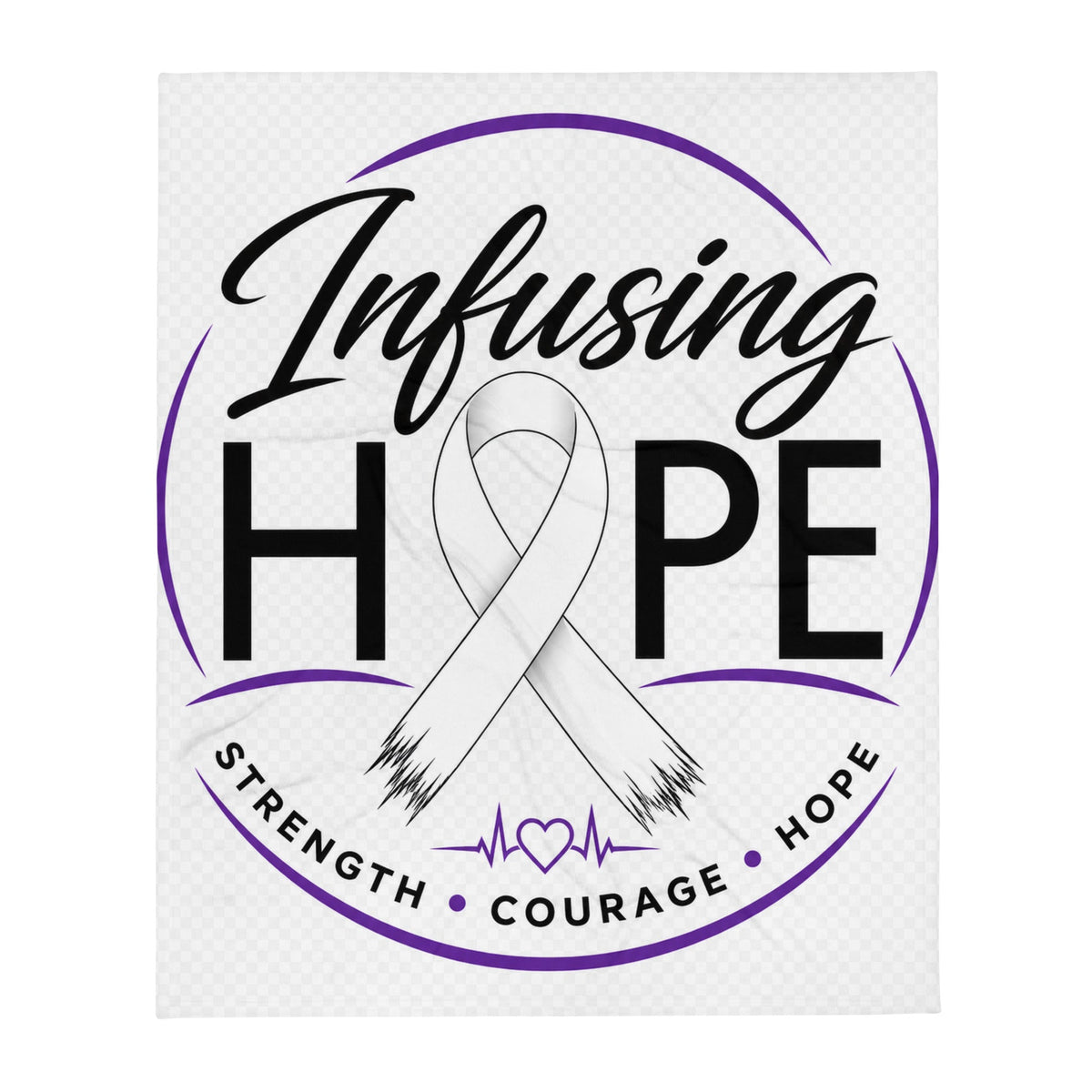 Infusing Hope Comfort Bundle Pink - Throw Blanket